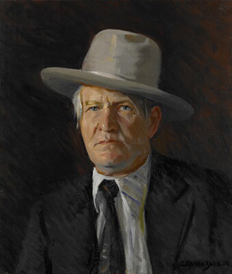 Arthur Merton Hazaard, Portrait of Charles M. Russell, 1924 Armon Carter Museum, Fort Worth, TX Charles Marion Russell created more than 2,000 paintings of American Cowboys in the US and in Alberta, Canada. He was an advocate for Native Americans.